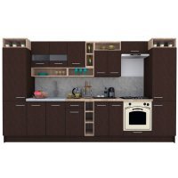 Bucatarie COSSY NEW 360 Wenge / Decor 8548
